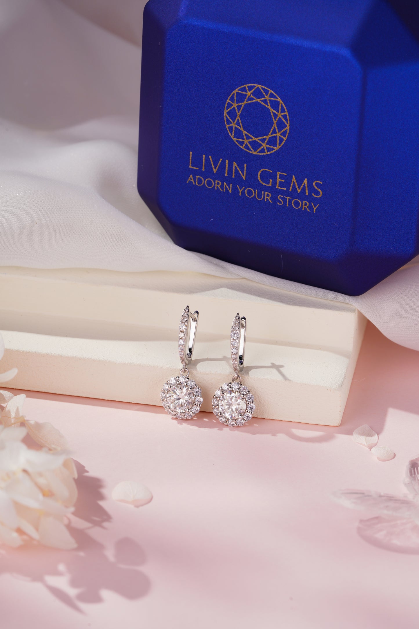 LiVin Gems Infinite Pavé Earrings