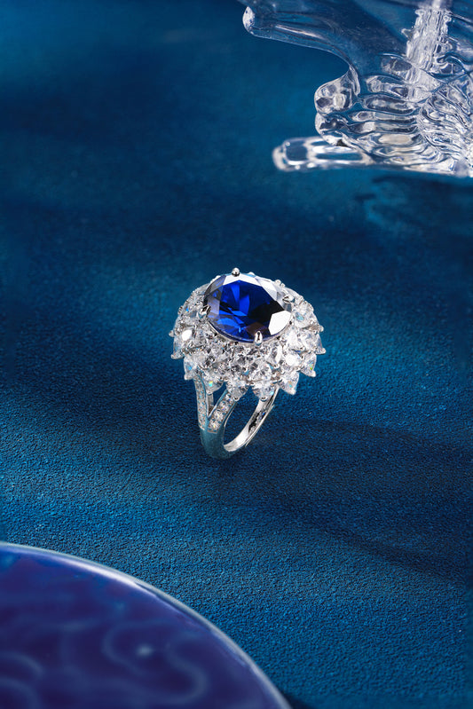 LiVin Gems Halo Ring